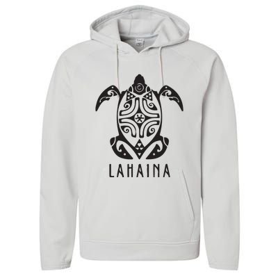 Maui Strong Sea Turtles Lahaina Performance Fleece Hoodie