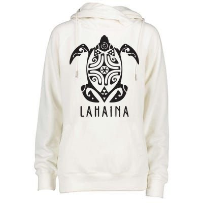 Maui Strong Sea Turtles Lahaina Womens Funnel Neck Pullover Hood