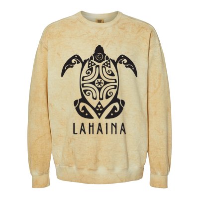 Maui Strong Sea Turtles Lahaina Colorblast Crewneck Sweatshirt