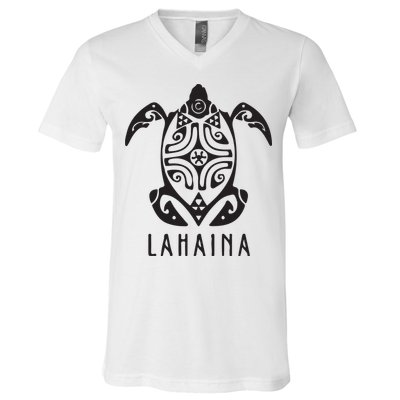 Maui Strong Sea Turtles Lahaina V-Neck T-Shirt