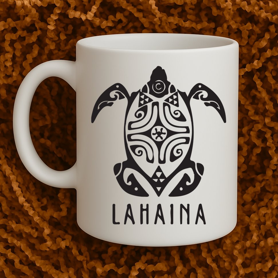 Maui Strong Sea Turtles Lahaina Mug