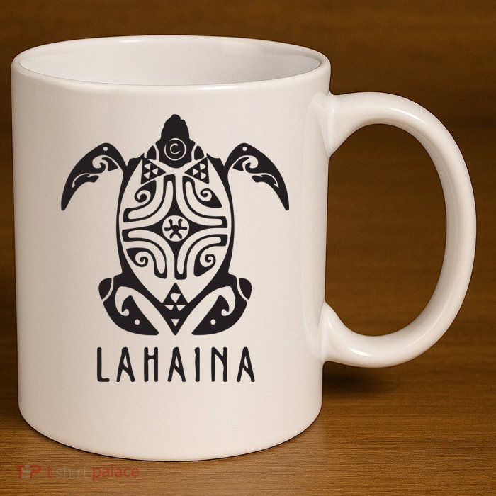 Maui Strong Sea Turtles Lahaina 11oz C Handle Ceramic Mug