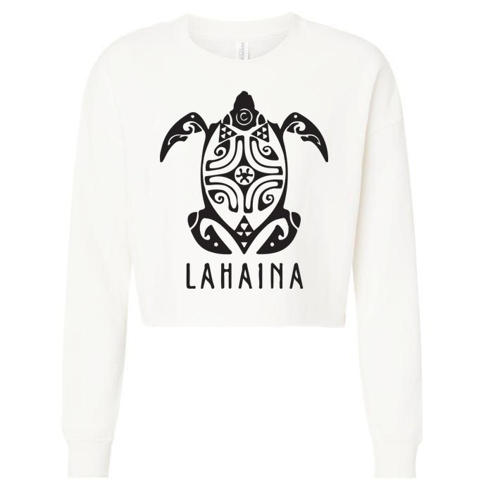 Maui Strong Sea Turtles Lahaina Cropped Pullover Crew
