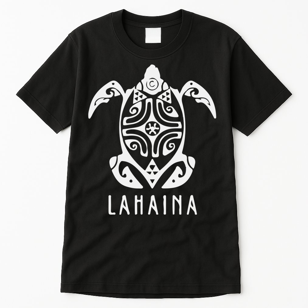 Maui Strong Sea Turtles Lahaina Hawaii Support Tall T-Shirt