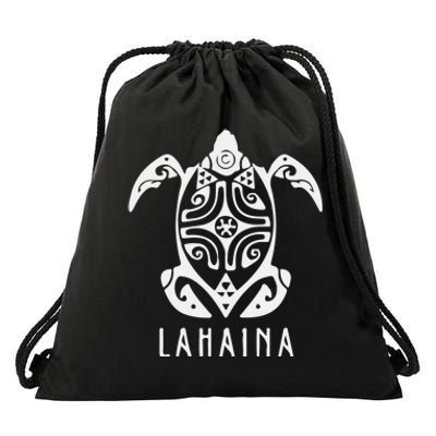 Maui Strong Sea Turtles Lahaina Hawaii Support Drawstring Bag