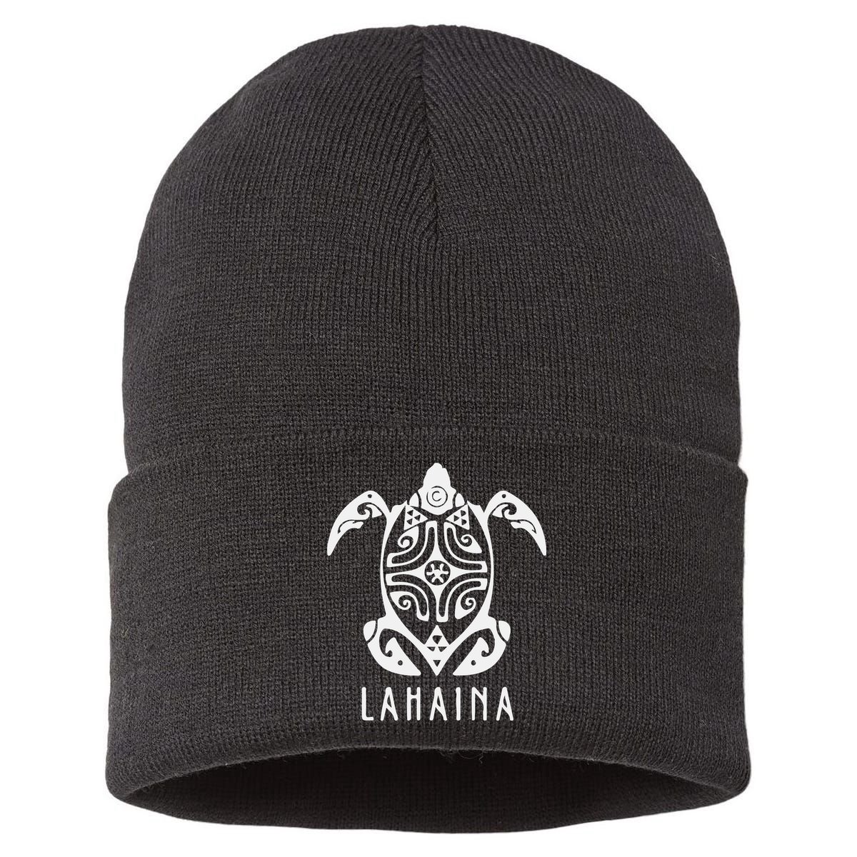 Maui Strong Sea Turtles Lahaina Hawaii Support Sustainable Knit Beanie