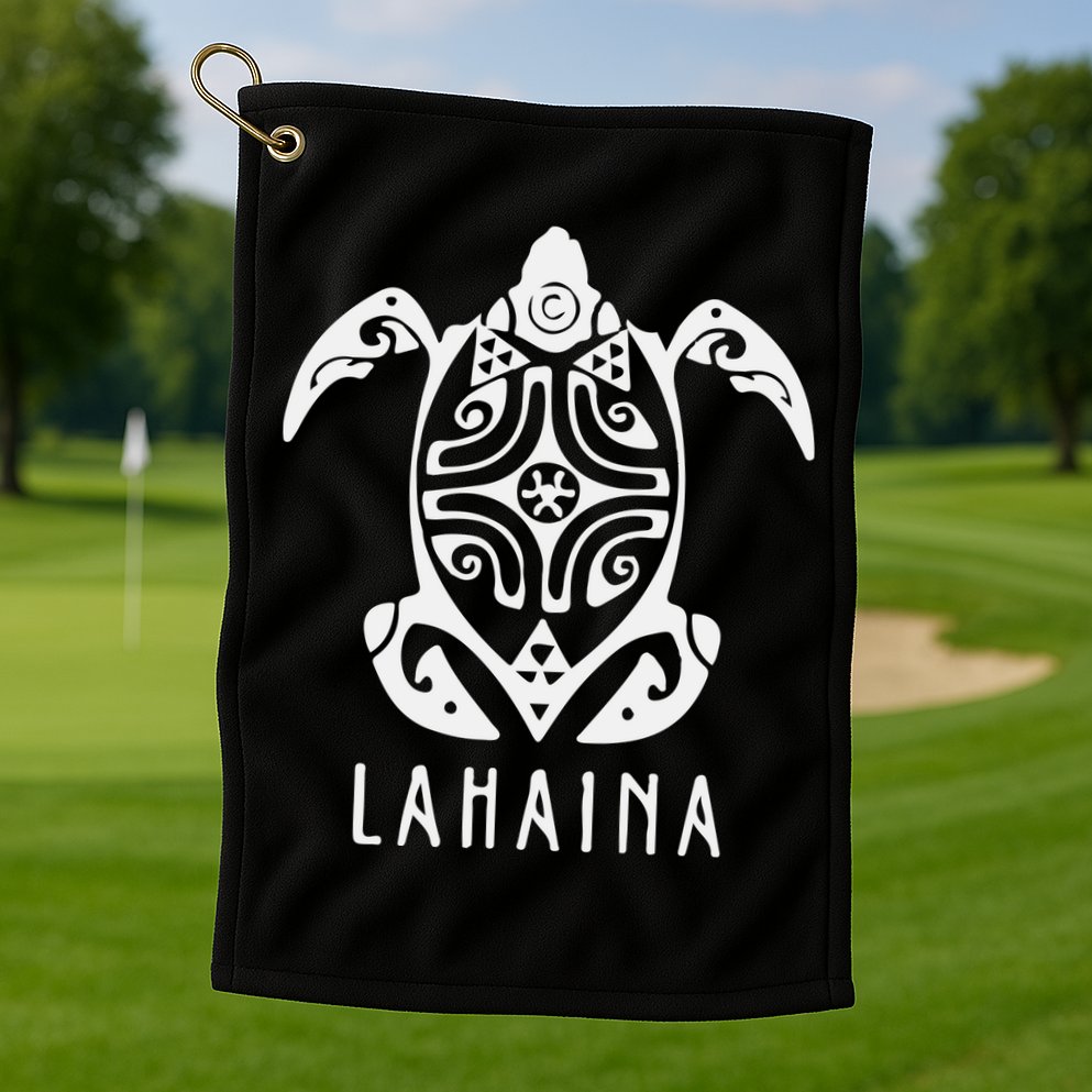 Maui Strong Sea Turtles Lahaina Hawaii Support Golf Towel