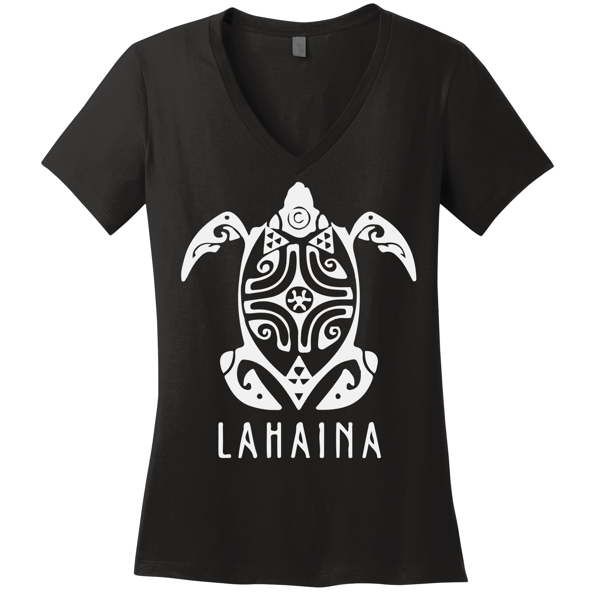 Maui Strong Sea Turtles Lahaina Hawaii Support Women's V-Neck T-Shirt
