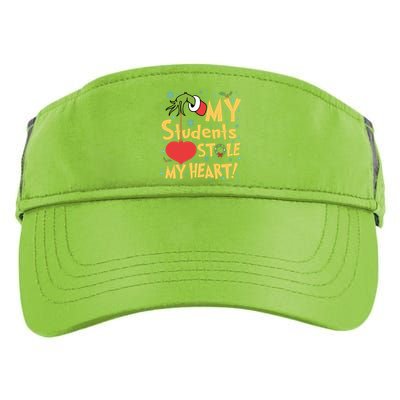 My Students Stole My Heart Christmas School Teacher Adult Drive Performance Visor