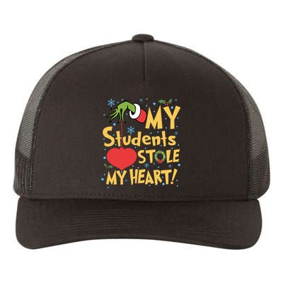 My Students Stole My Heart Christmas School Teacher Yupoong Adult 5-Panel Trucker Hat