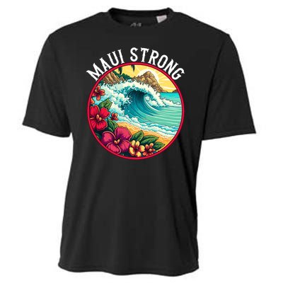 Maui Strong Support For Hawaii Fire Victims Hawaii Fires Lahaina Fires Cooling Performance Crew T-Shirt