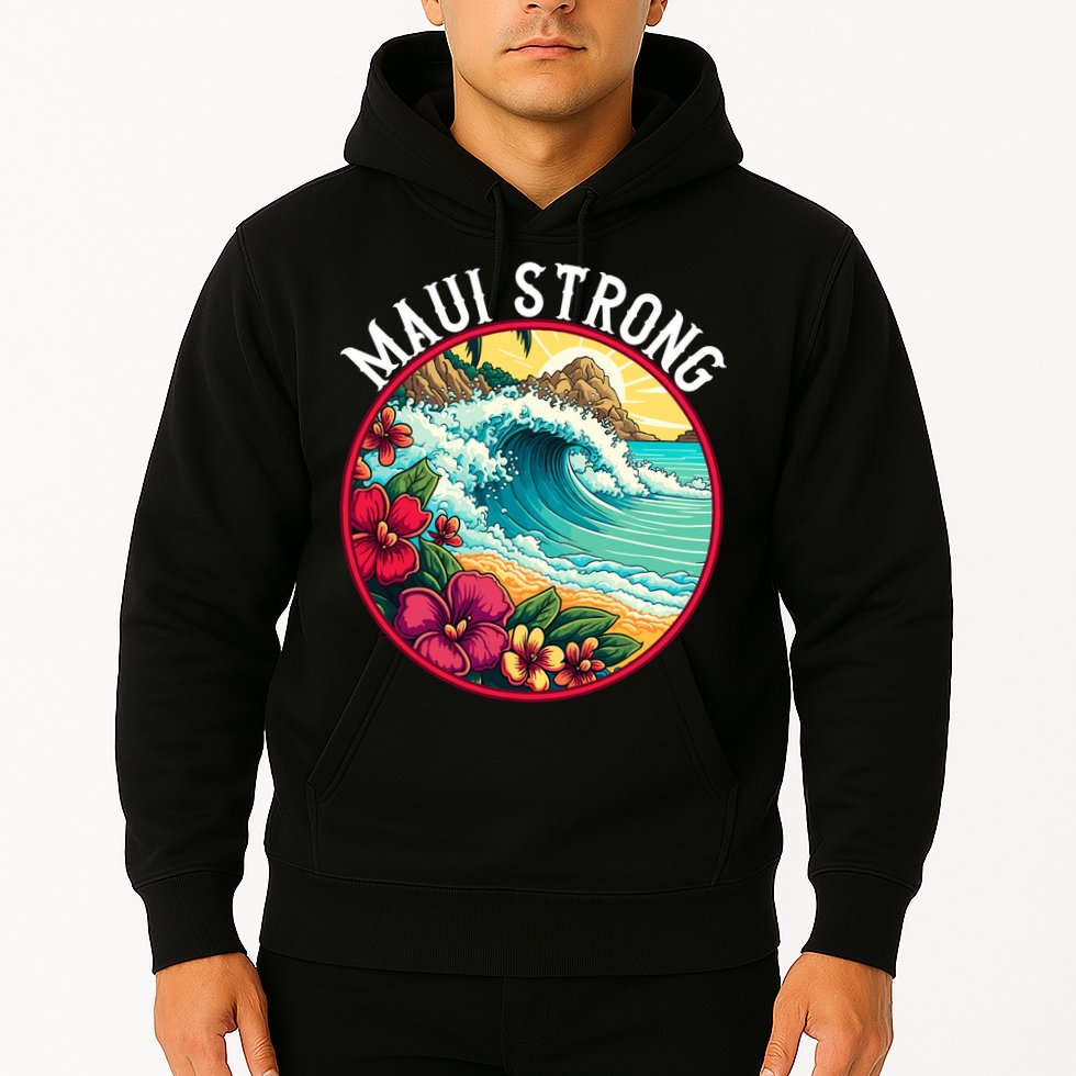 Maui Strong Support For Hawaii Fire Victims Hawaii Fires Lahaina Fires Hoodie