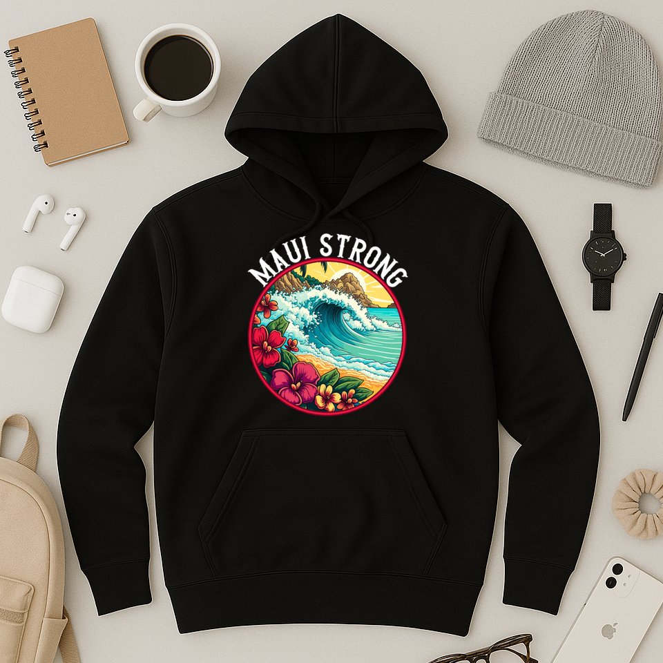 Maui Strong Support For Hawaii Fire Victims Hawaii Fires Lahaina Fires Hoodie