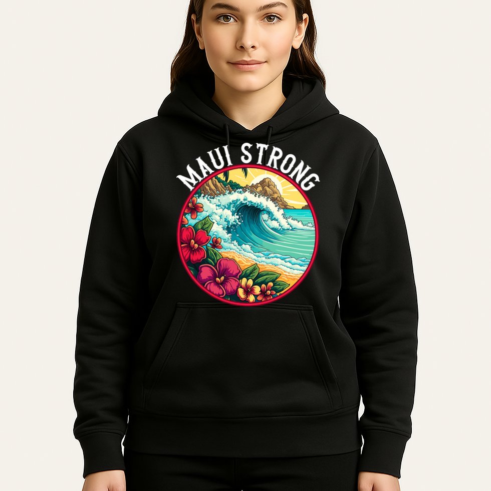 Maui Strong Support For Hawaii Fire Victims Hawaii Fires Lahaina Fires Hoodie