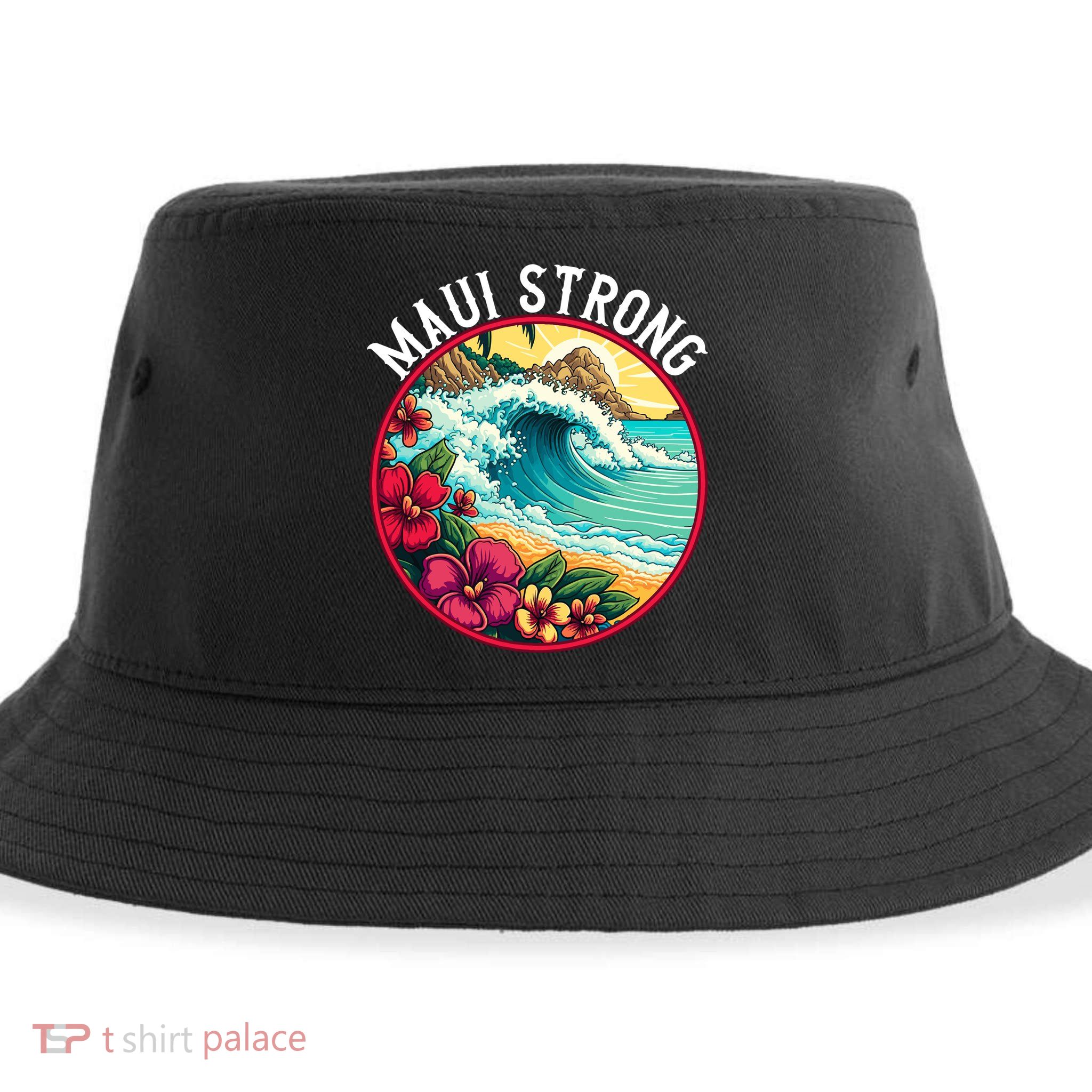 Maui Strong Support For Hawaii Fire Victims Hawaii Fires Lahaina Fires Sustainable Bucket Hat