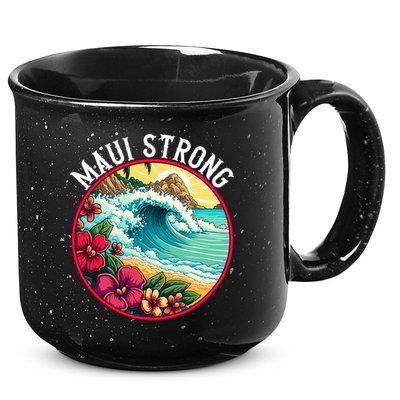 Maui Strong Support For Hawaii Fire Victims Hawaii Fires Lahaina Fires 15oz Campfire Ceramic Mug