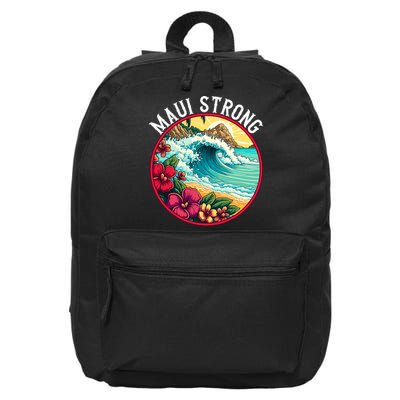 Maui Strong Support For Hawaii Fire Victims Hawaii Fires Lahaina Fires 16 in Basic Backpack