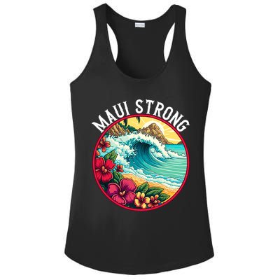 Maui Strong Support For Hawaii Fire Victims Hawaii Fires Lahaina Fires Ladies PosiCharge Competitor Racerback Tank
