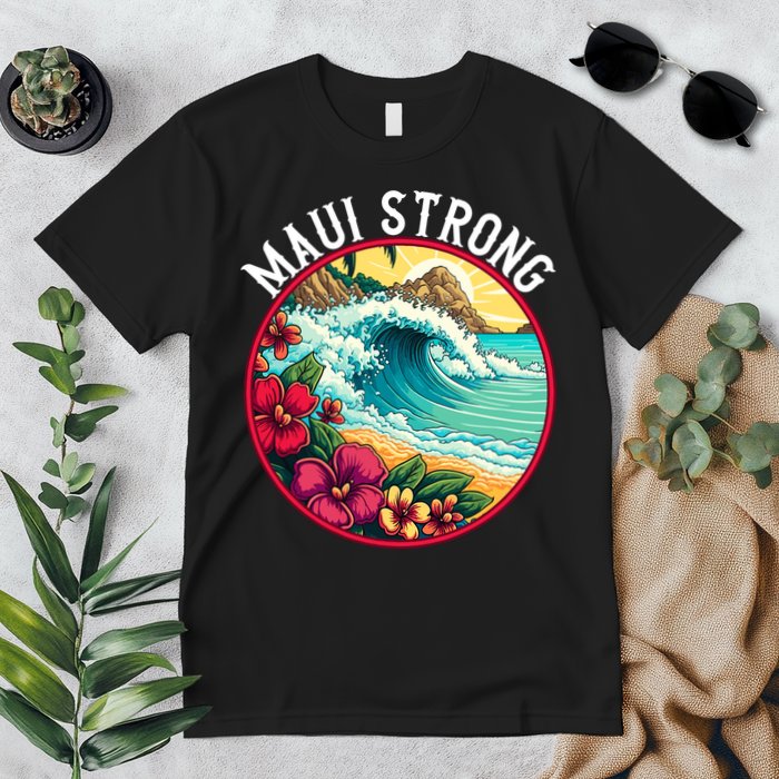 Maui Strong Support For Hawaii Fire Victims Hawaii Fires Lahaina Fires Premium T-Shirt