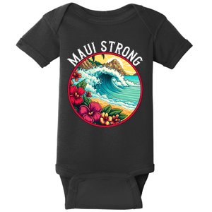 Maui Strong Support For Hawaii Fire Victims Hawaii Fires Lahaina Fires Baby Bodysuit