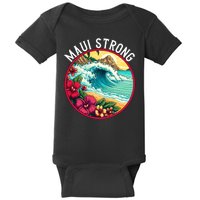 Maui Strong Support For Hawaii Fire Victims Hawaii Fires Lahaina Fires Baby Bodysuit