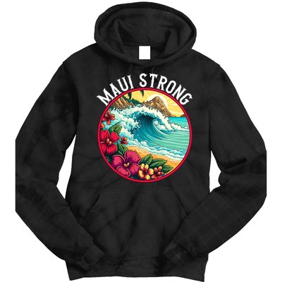 Maui Strong Support For Hawaii Fire Victims Hawaii Fires Lahaina Fires Tie Dye Hoodie