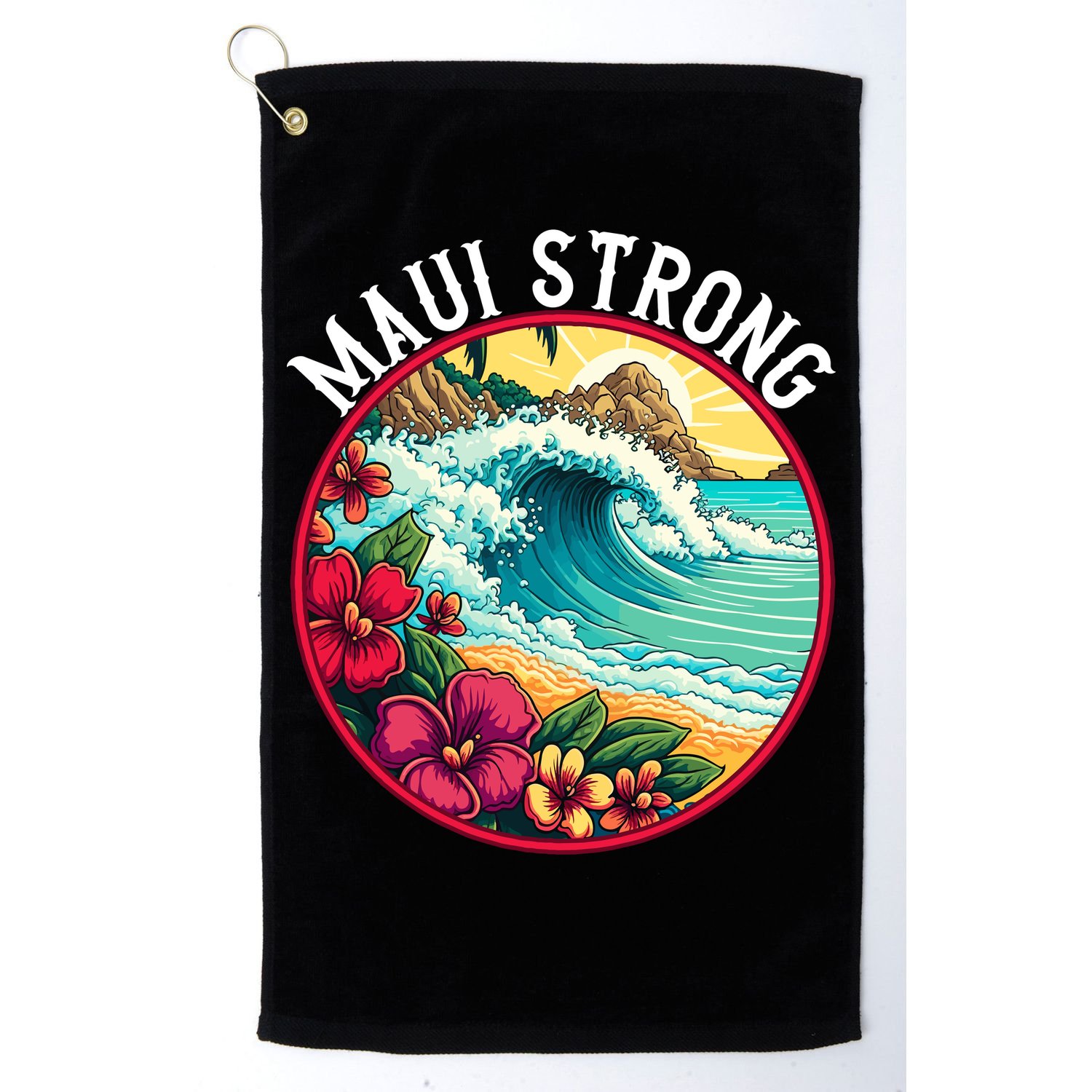Maui Strong Support For Hawaii Fire Victims Hawaii Fires Lahaina Fires Golf Towel