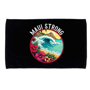 Maui Strong Support For Hawaii Fire Victims Hawaii Fires Lahaina Fires Microfiber Hand Towel