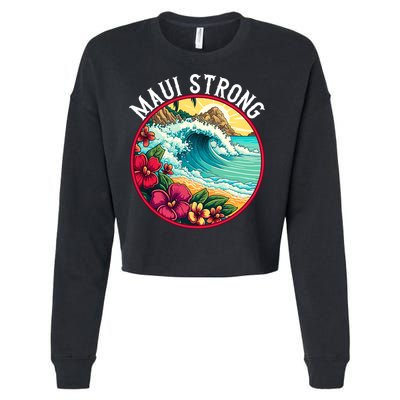 Maui Strong Support For Hawaii Fire Victims Hawaii Fires Lahaina Fires Cropped Pullover Crew