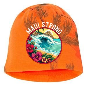 Maui Strong Support For Hawaii Fire Victims Hawaii Fires Lahaina Fires Kati - Camo Knit Beanie