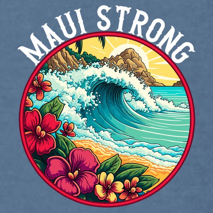 Maui Strong Support For Hawaii Fire Victims Hawaii Fires Lahaina Fires Garment-Dyed Sweatshirt