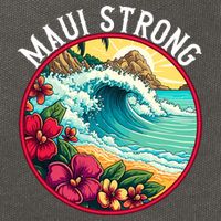 Maui Strong Support For Hawaii Fire Victims Hawaii Fires Lahaina Fires Cotton Canvas Backpack