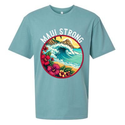Maui Strong Support For Hawaii Fire Victims Hawaii Fires Lahaina Fires Sueded Cloud Jersey T-Shirt