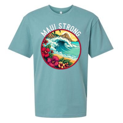 Maui Strong Support For Hawaii Fire Victims Hawaii Fires Lahaina Fires Sueded Cloud Jersey T-Shirt