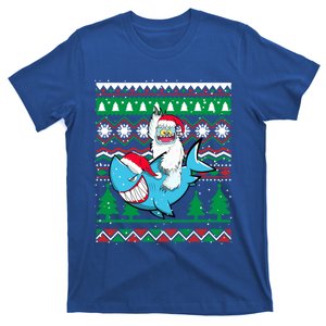 Merry Sharkmas Santa Shark Ugly Christmas Xmas Gift T-Shirt