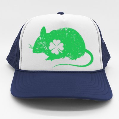 Mice Shamrock St. Patrick's Day Saint Paddy's Mice Lover Trucker Hat