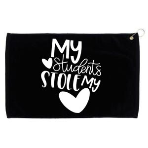 My Students Stole My Heart Valentines Day Gift Teachers Meaningful Gift Grommeted Golf Towel