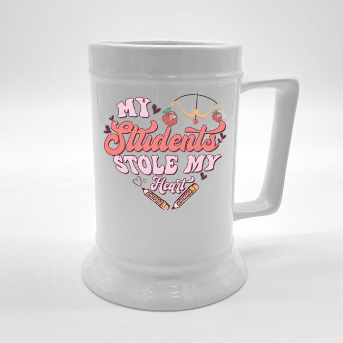 My Students Stole My Heart Funny Valentines Day Beer Stein