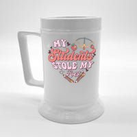 My Students Stole My Heart Funny Valentines Day Beer Stein