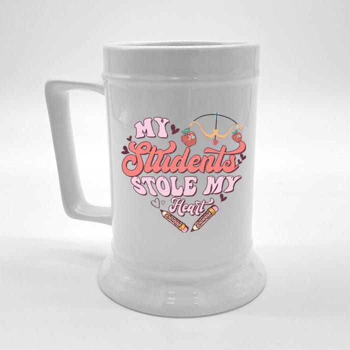 My Students Stole My Heart Funny Valentines Day Beer Stein