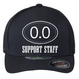 Marathon Support Staff 00 Funny Marathoner Runner Flexfit Unipanel Trucker Cap