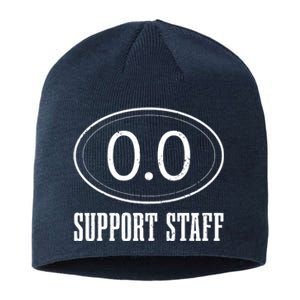 Marathon Support Staff 00 Funny Marathoner Runner Sustainable Beanie