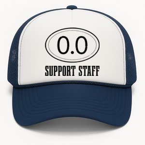 Marathon Support Staff 00 Funny Marathoner Runner Trucker Hat