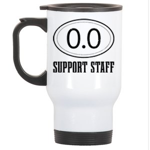 Marathon Support Staff 00 Funny Marathoner Runner Stainless Steel Travel Mug