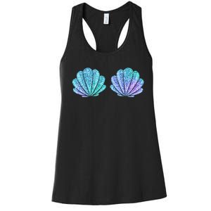 Mermaid Sea Shell Bra Halloween Costume Tops Women's Racerback Tank