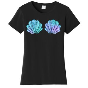 Mermaid Sea Shell Bra Halloween Costume Tops Women's T-Shirt