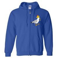 Mexican Seagull Sombrero Costume Maraca Funny Bird Gift Full Zip Hoodie