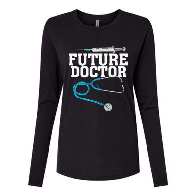 Medical School Student Funny Future Doctor in Training Womens Cotton Relaxed Long Sleeve T-Shirt