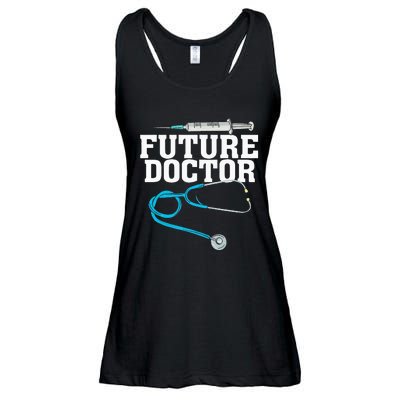 Medical School Student Funny Future Doctor in Training Ladies Essential Flowy Tank