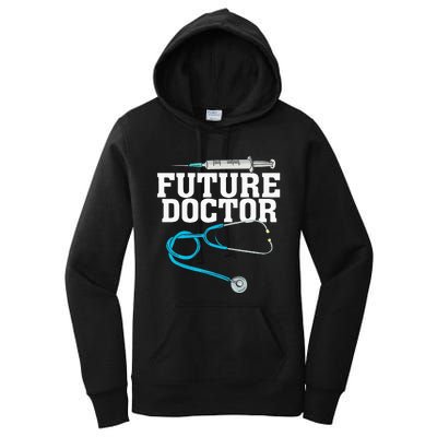 Medical School Student Funny Future Doctor in Training Women's Pullover Hoodie